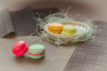Traditional french macaroons