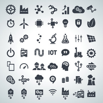icon set industry 4.0 & internet of things, 2015_12 - 001