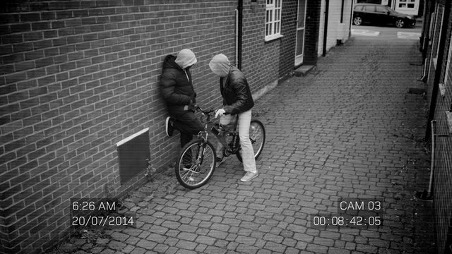  CCTV footage of 2 suspicious characters carrying out a drug deal on the stree