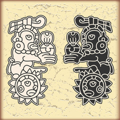 Ornament in style of the Maya