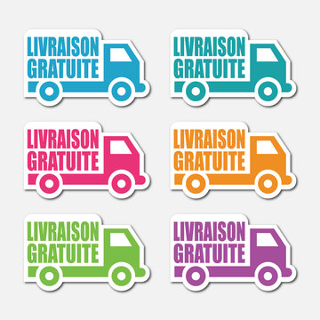 Logo livraison gratuite.