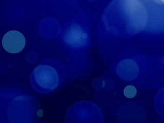 Abstract blue bokeh defocused background