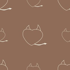 valentine seamless hearts pattern.