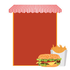 Fast food menu