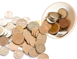 Money out of the cup