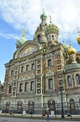 Fototapeta na wymiar Iglesia Salvador de la sangre derramada, San Petersburgo, Rusia
