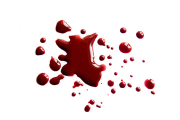 Blood stains (droplets)