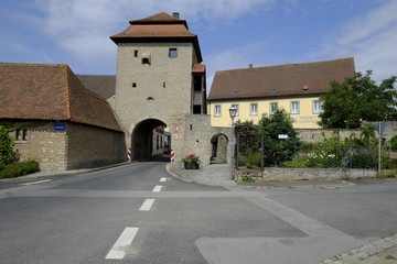 Fototapeta na wymiar Sommerach am Main, Landkreis Kitzingen, Unterfranken, Bayern, Deutschland