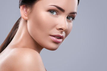 Fototapeta premium Portrait of beautiful young woman