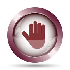 Obraz premium Stop icon