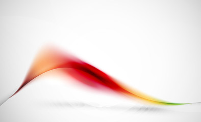 Wave abstract background. Business hi-tech presentation template or advertising layout