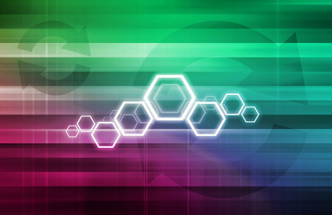 Fototapeta premium Virtual Science