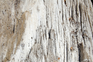 Texture of salt mountain, Sovata, Romania, Europe