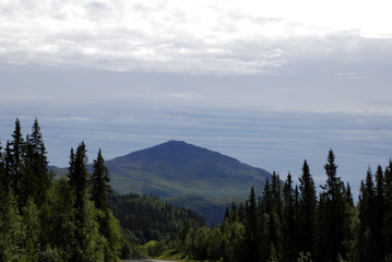 Mountains and lakes in the north of Sweden 3