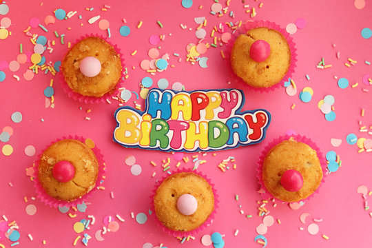 Cupcakes - happy birthday card