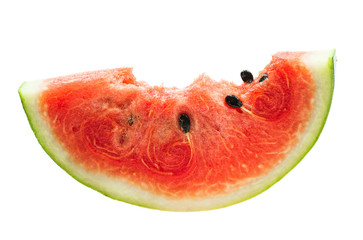 macro bite red watermelon
