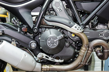 Fototapeta na wymiar big bike engines