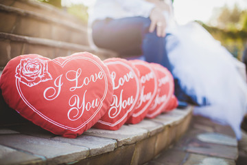 LOVE Happy Valentines day card, Font Type