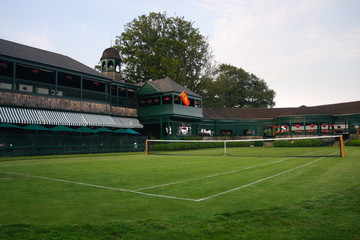Fototapeta na wymiar International Tennis Hall of Fame, Newport, Rhode Island ..