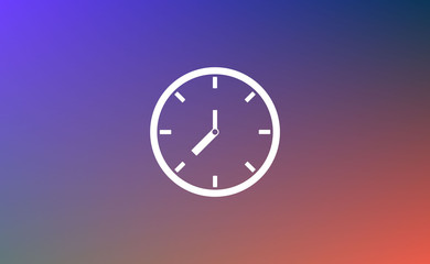 clock icon.