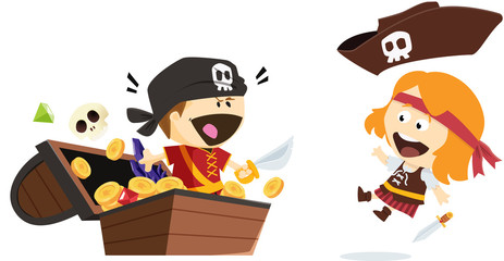Surprise pirate et trésor