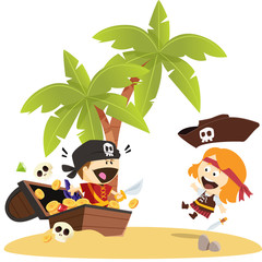 Surprise pirate et trésor