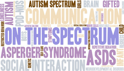 On The Spectrum Word Cloud