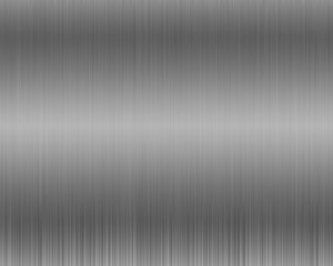 Fototapeta premium Metal background or texture of brushed steel plate with reflection