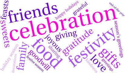 Celebration Word Cloud