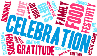 Celebration Word Cloud