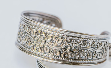 Old silver Bangle