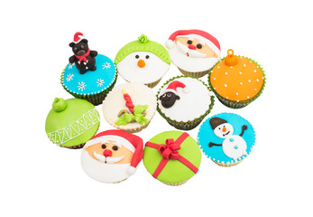 Beautiful festive cupcakes