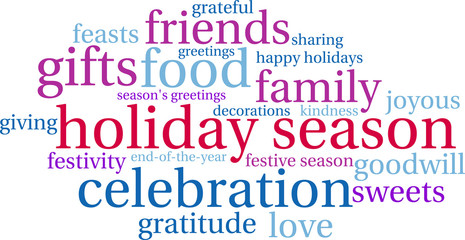 Holiday Season Word Cloud