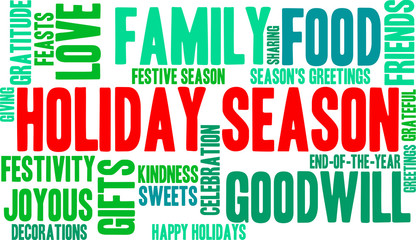 Holiday Season Word Cloud