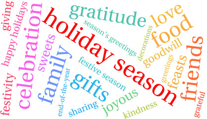Holiday Season Word Cloud