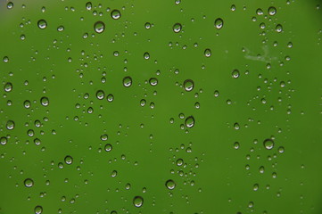 Plakat water drop closeup