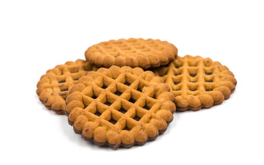 round tasty cookies