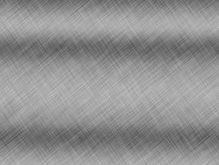 Metal background or texture of brushed steel plate with reflections Iron plate and shiny