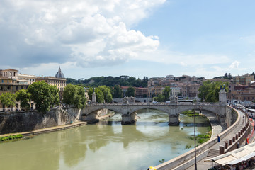 Fototapeta premium Sant' Angelo Bridge, Rome