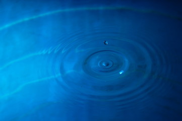 water drop closeup