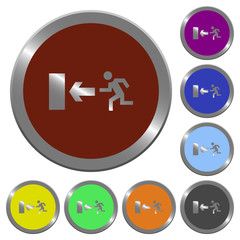 Obraz premium Color exit buttons