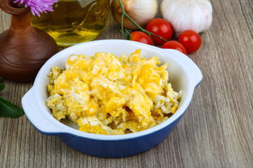 Scrambled eggs