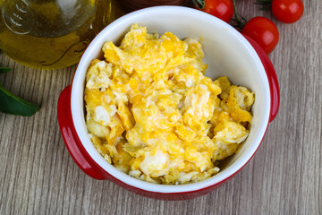 Scrambled eggs