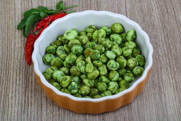 Wasabi peas