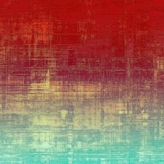 Old-style background, aging texture. With different color patterns: yellow (beige); blue; red (orange); pink
