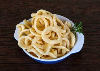 Fried onion rings