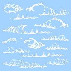 Sketch of clouds