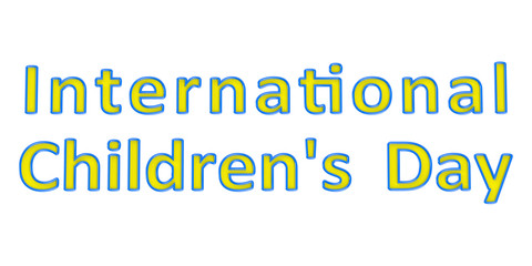 International Children's Day concept