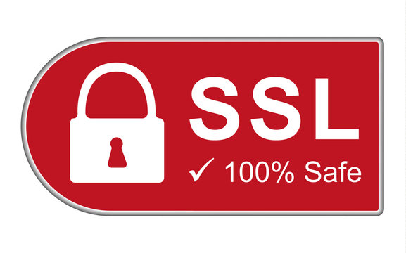 SSL safe and secured Banner
