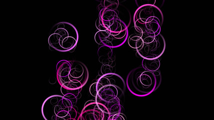abstract romantic circle background design illustration